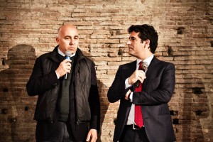 Federico Sannella (a sinistra), direttore relazioni esterne Birra Peroni, e Filippo Carenza, produttore Orzo Birra Peroni. 