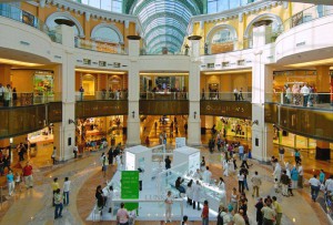 Un particolare del Dubai Mall