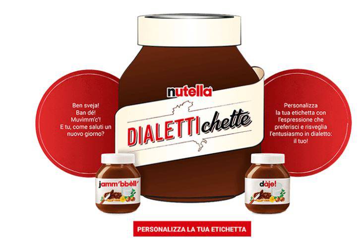Ferrero Spinge Sul Local La Nutella Parla Dialetto