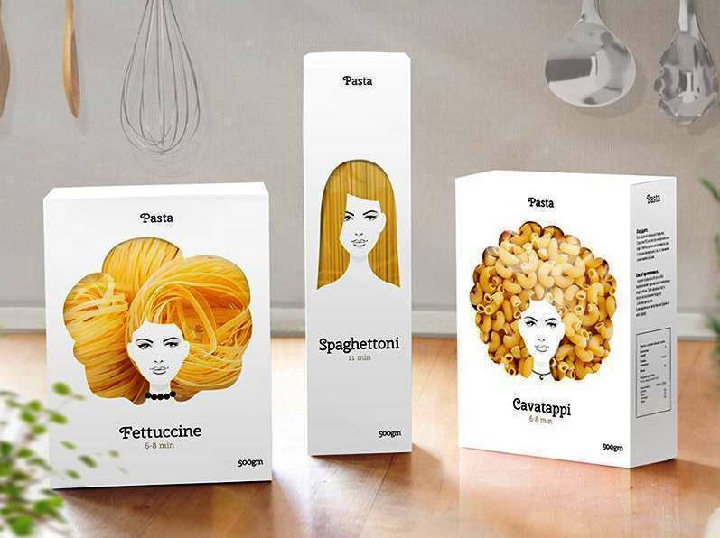 pasta packaging creativo