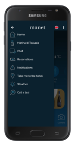 Manet Mobile Solutions - il menu per Marina di Teulada