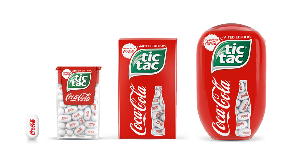Un incontro di due icone: Tic Tac e Coca-Cola