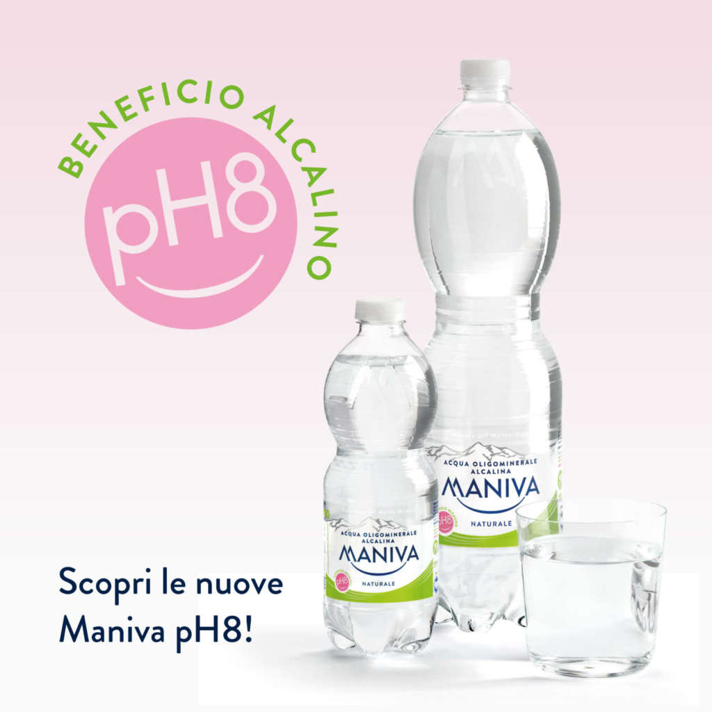 Maniva, acqua minerale alcalina pH(