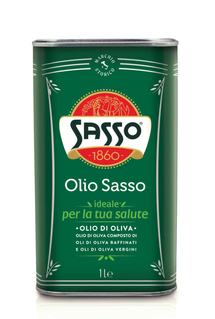 Olio Sasso, restyling della storica latta